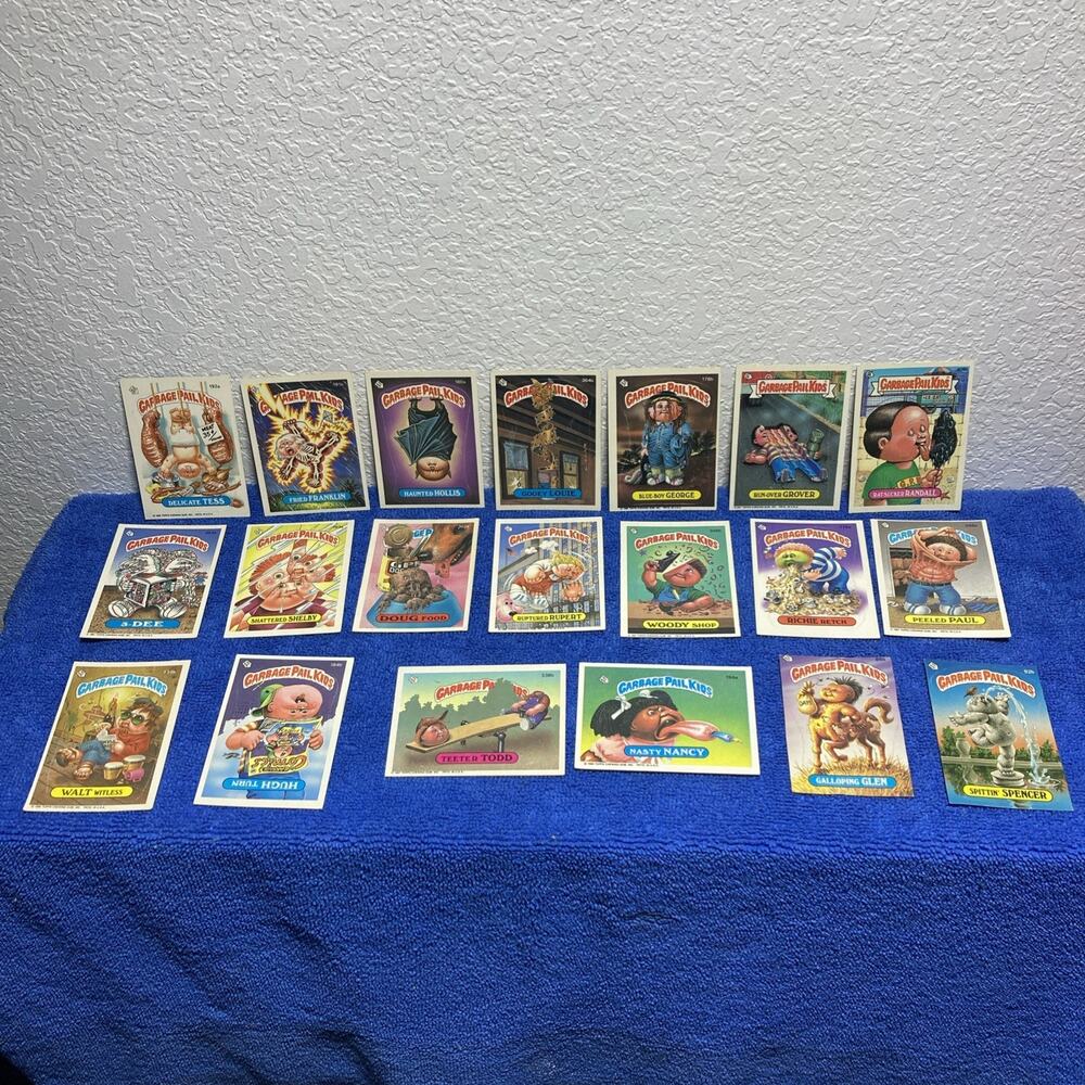 20 Vintage Garbage Pail Kids